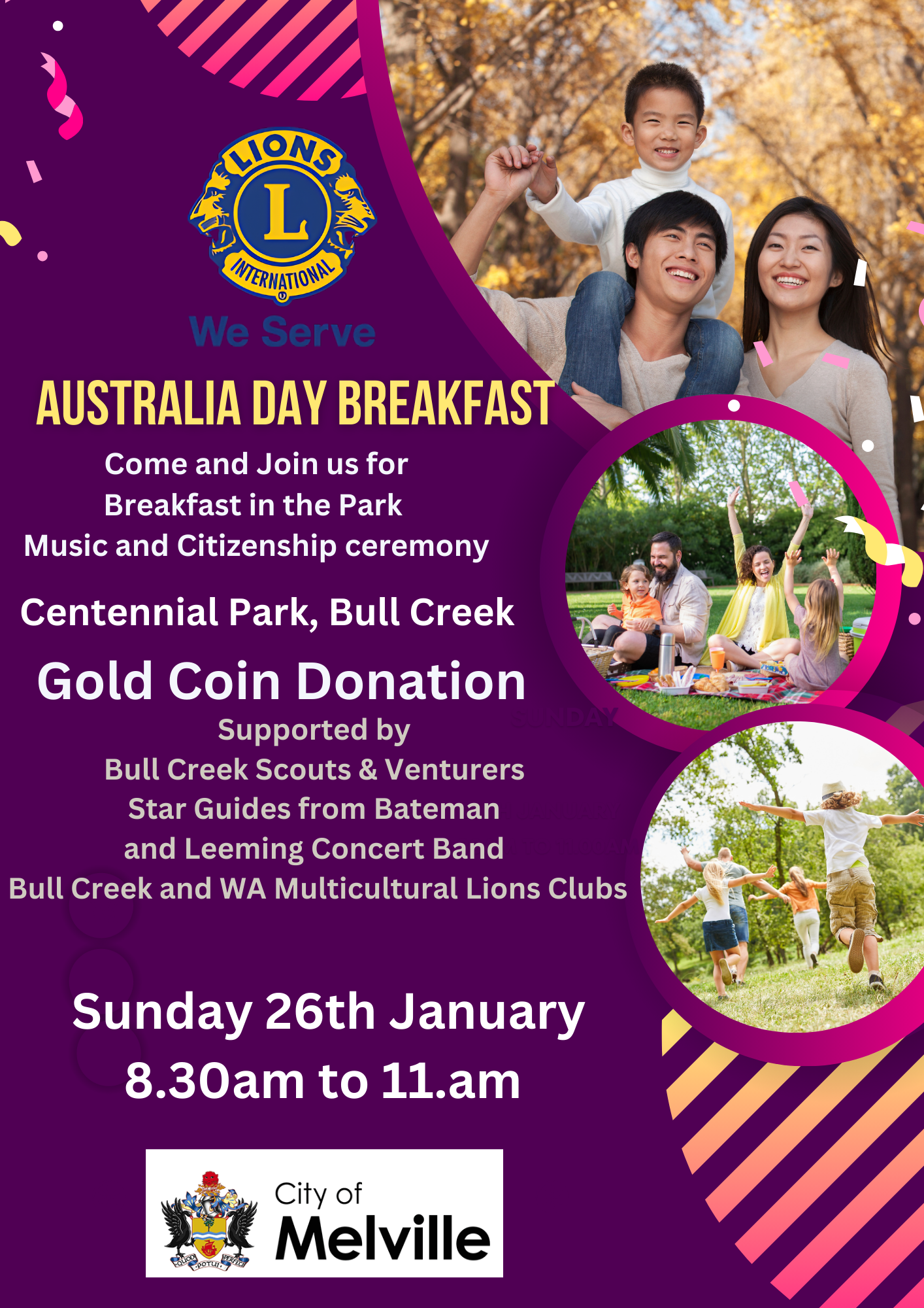 Image for Australia Day Breakfast in the Park